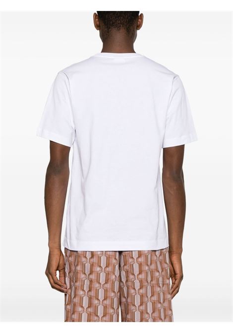 White crew-neck T-shirt - men DRIES VAN NOTEN | 2410211008600001